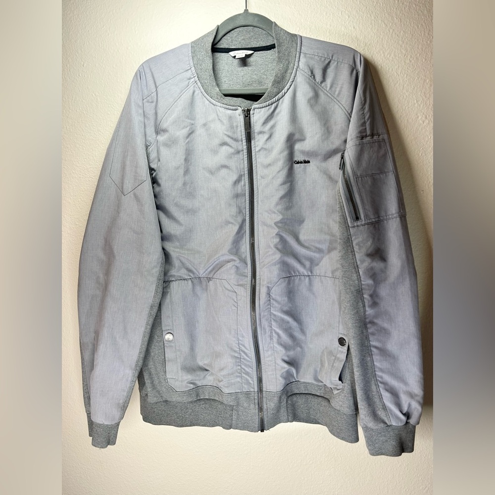Calvin Klein Men’s Small CK Logo Bomber Jacket -Size XL